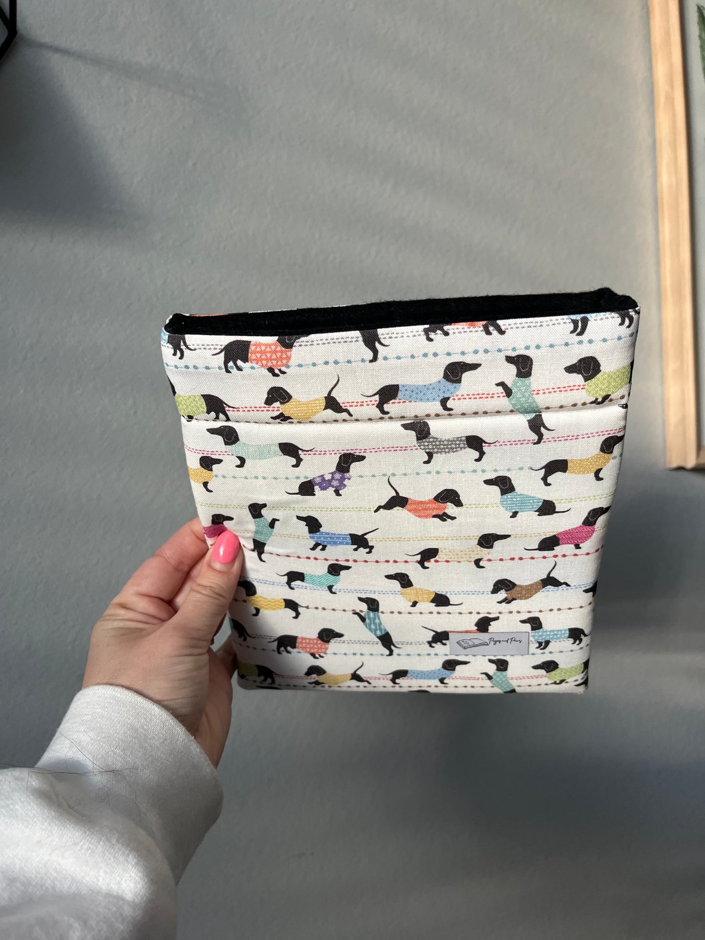 Fashionable Dachshunds Book Sleeve