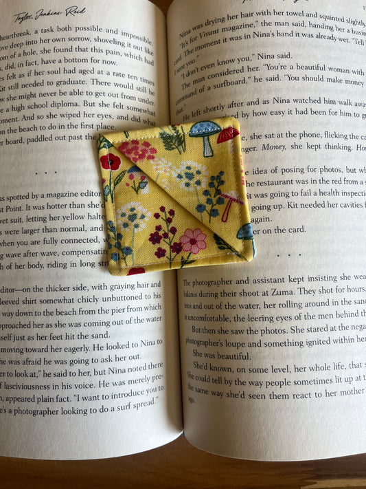Mystical Mushrooms Corner Bookmark