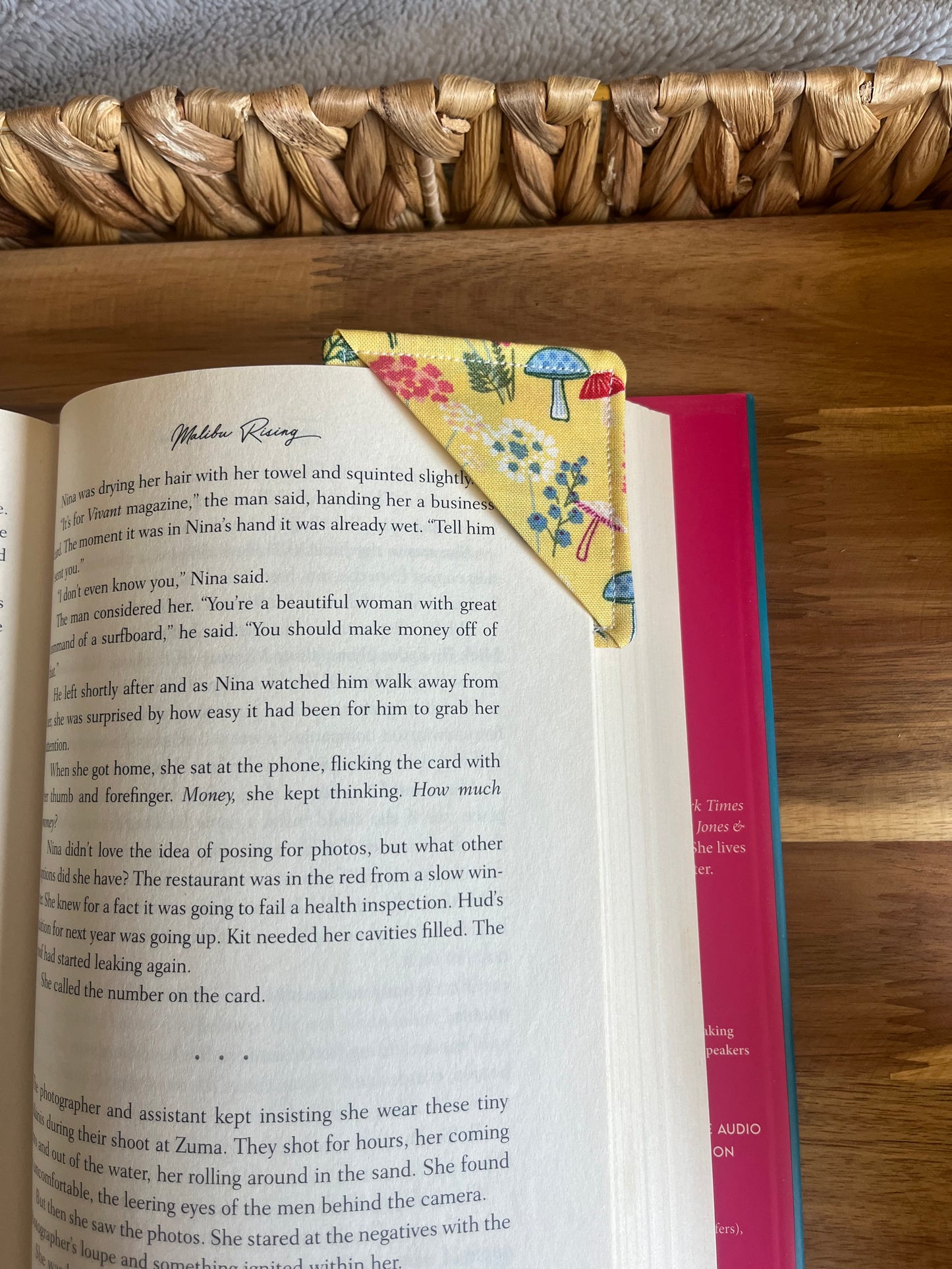 Mystical Mushrooms Corner Bookmark