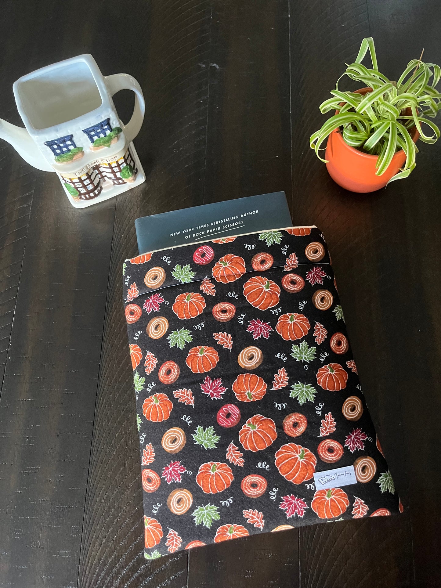 Apple Cider Pumpkins Book Sleeve