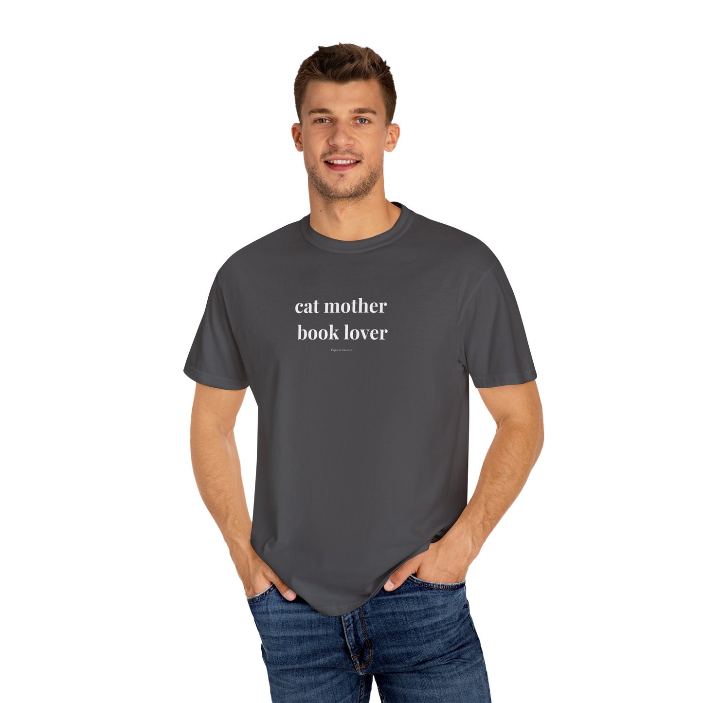 Cat Mother, Book Lover (lowercase) T-shirt