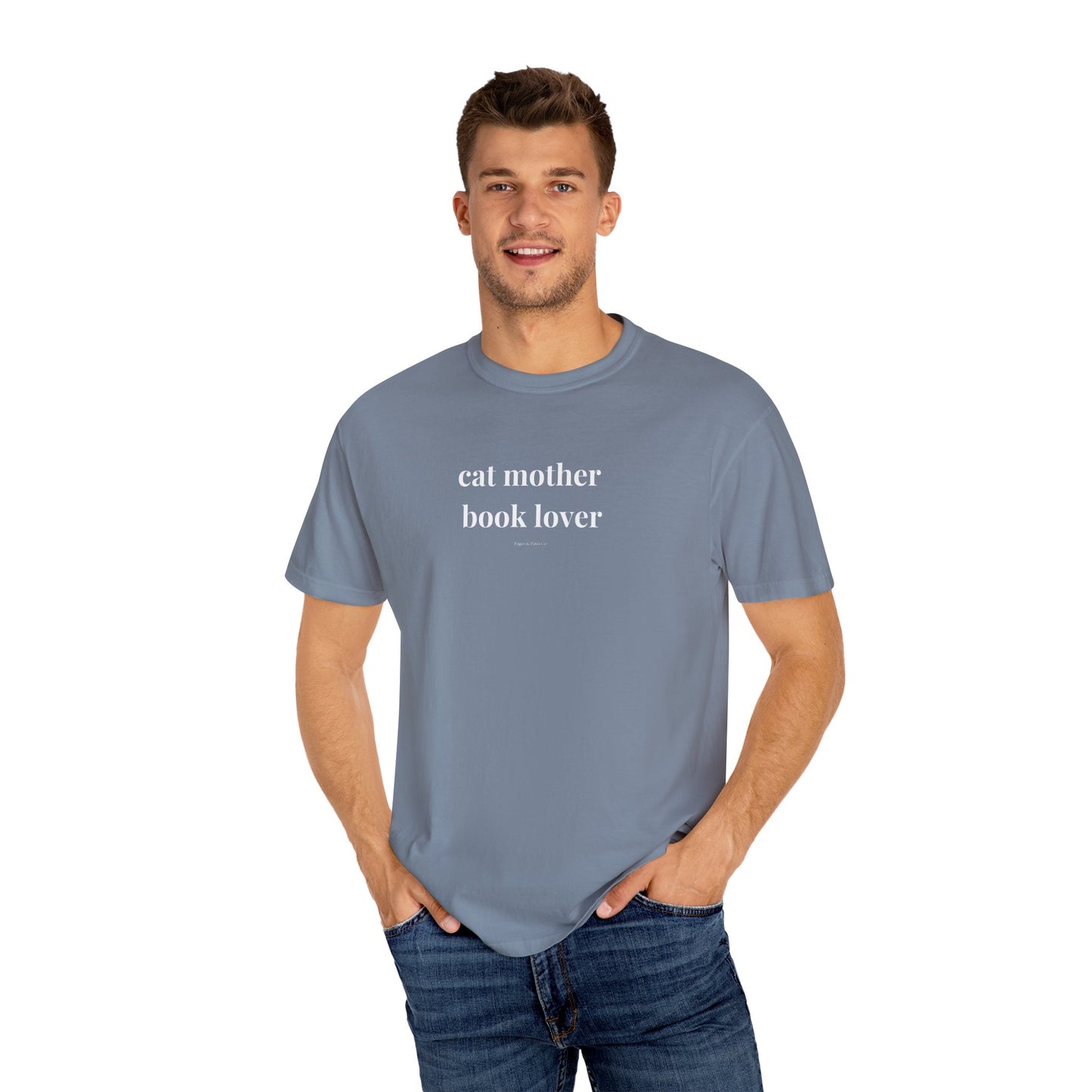 Cat Mother, Book Lover (lowercase) T-shirt