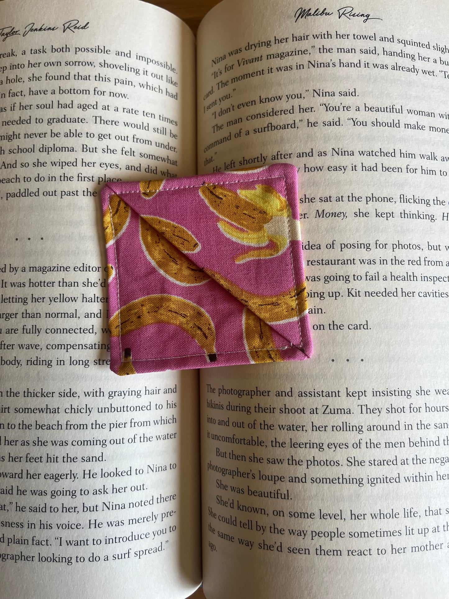 Bananas for Books Corner Bookmark