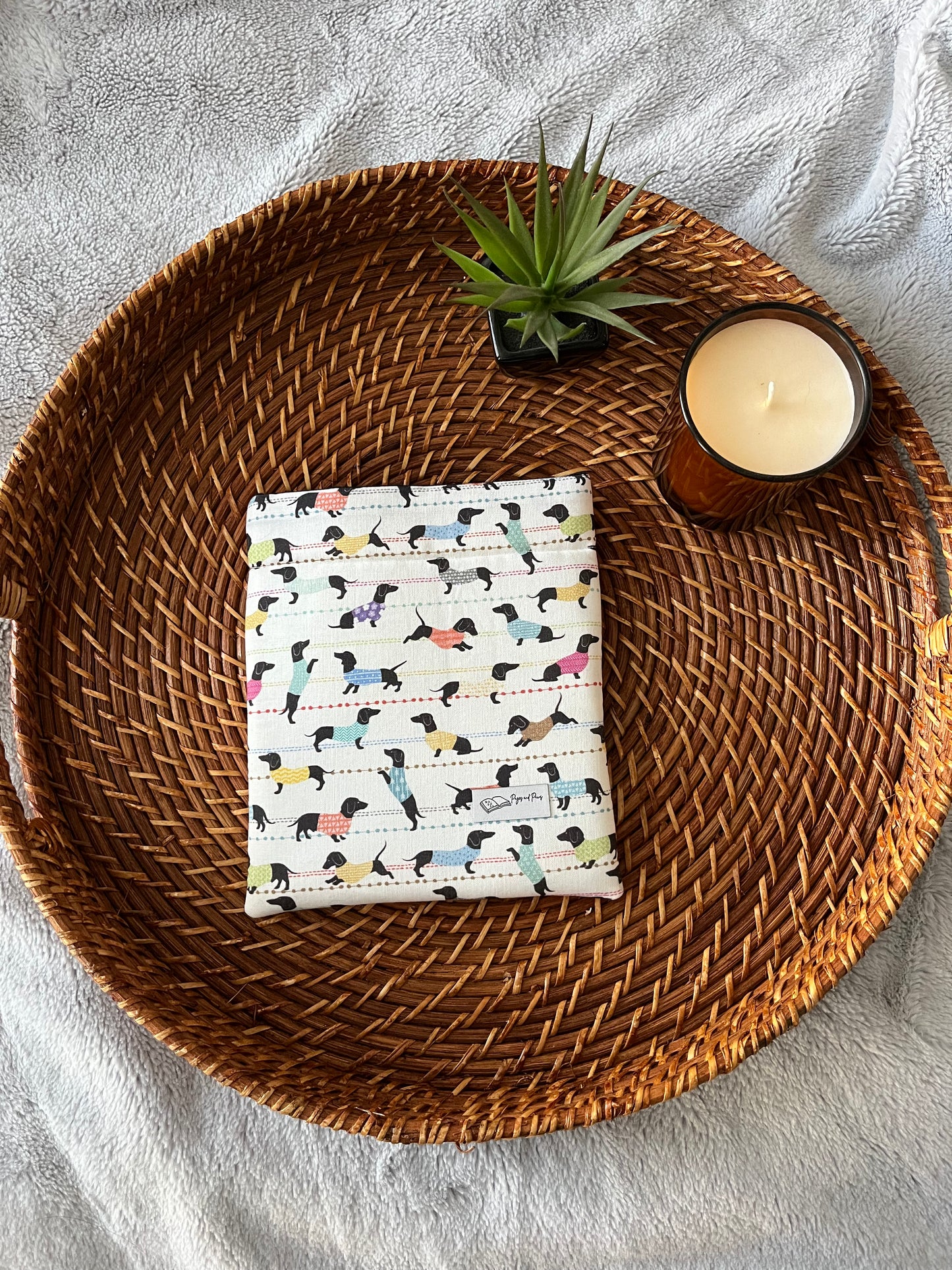 Fashionable Dachshunds Book Sleeve