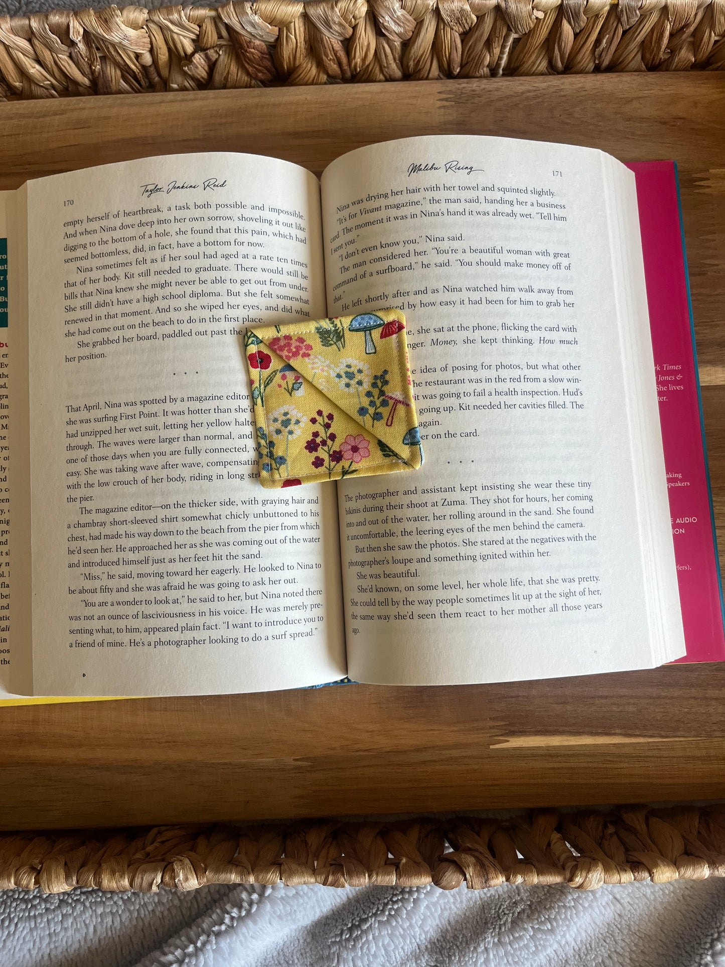 Mystical Mushrooms Corner Bookmark