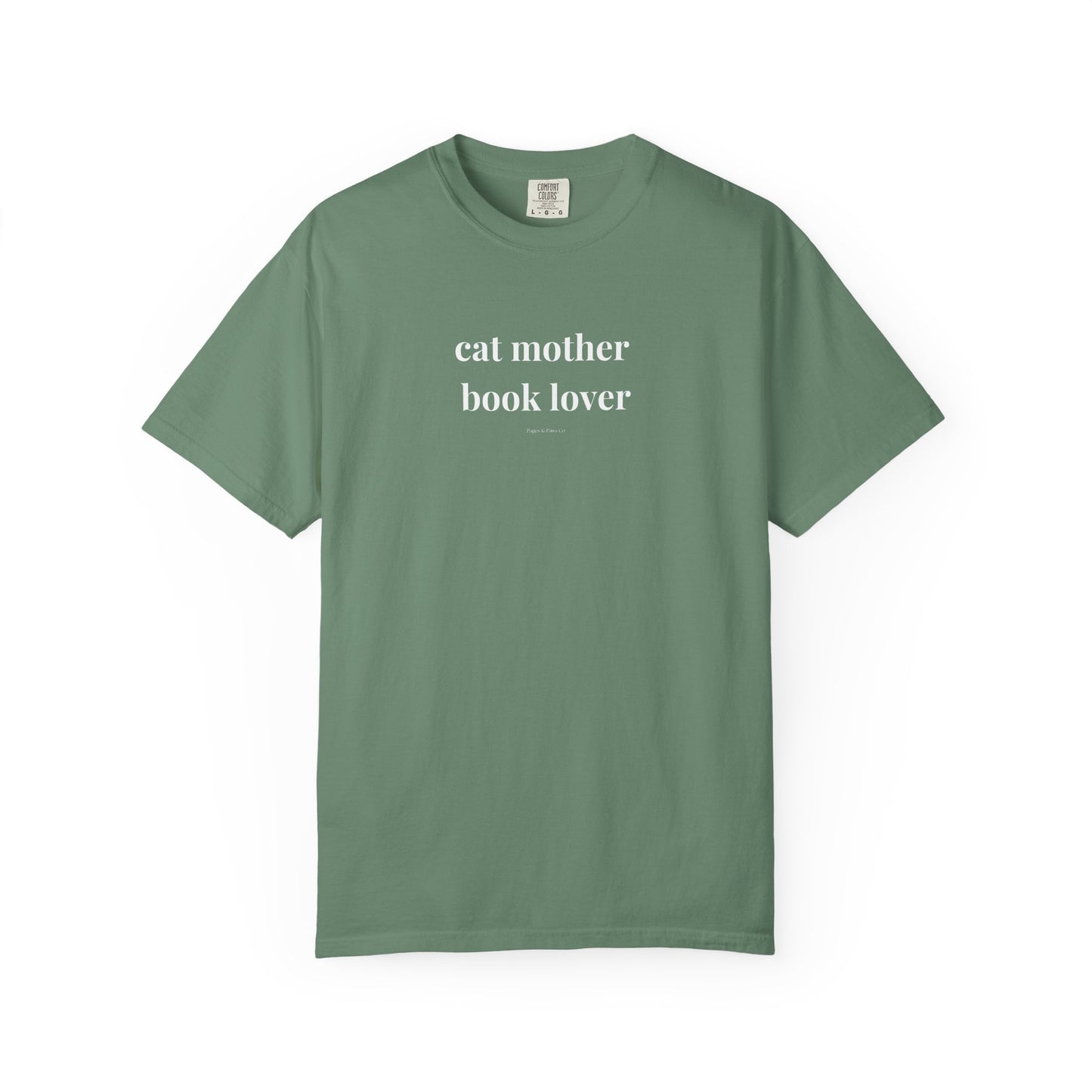 Cat Mother, Book Lover (lowercase) T-shirt
