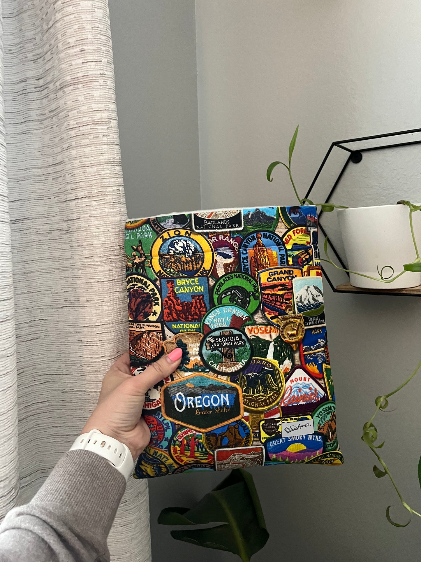 National Park Adventure Badge Book Sleeve