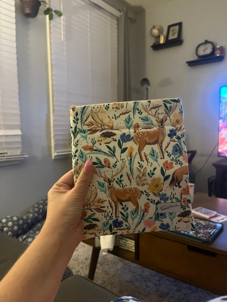 Woodland Watercolor Book Sleeve