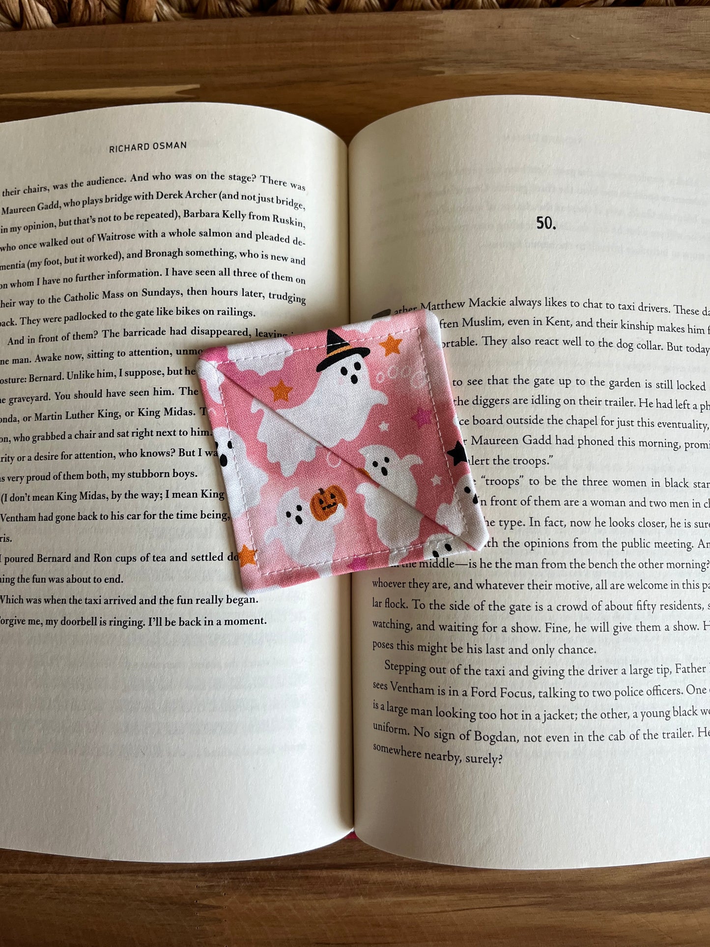 Witchy Ghost Corner Bookmark