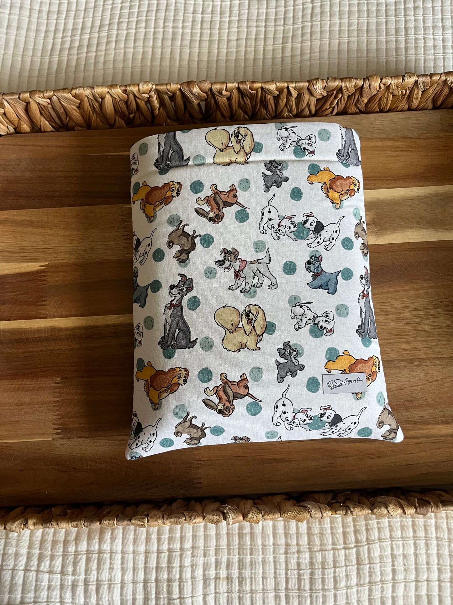 Classic Cartoon Dogs Book Sleeve