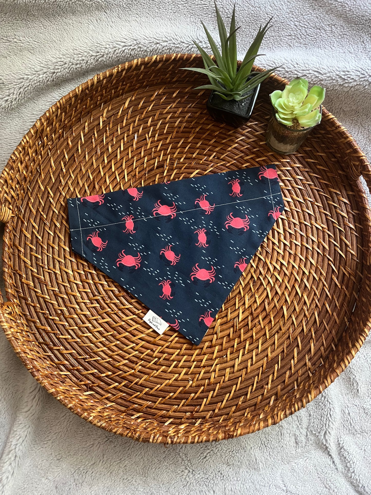 Crabby Feelings Over the Collar Pet Bandana