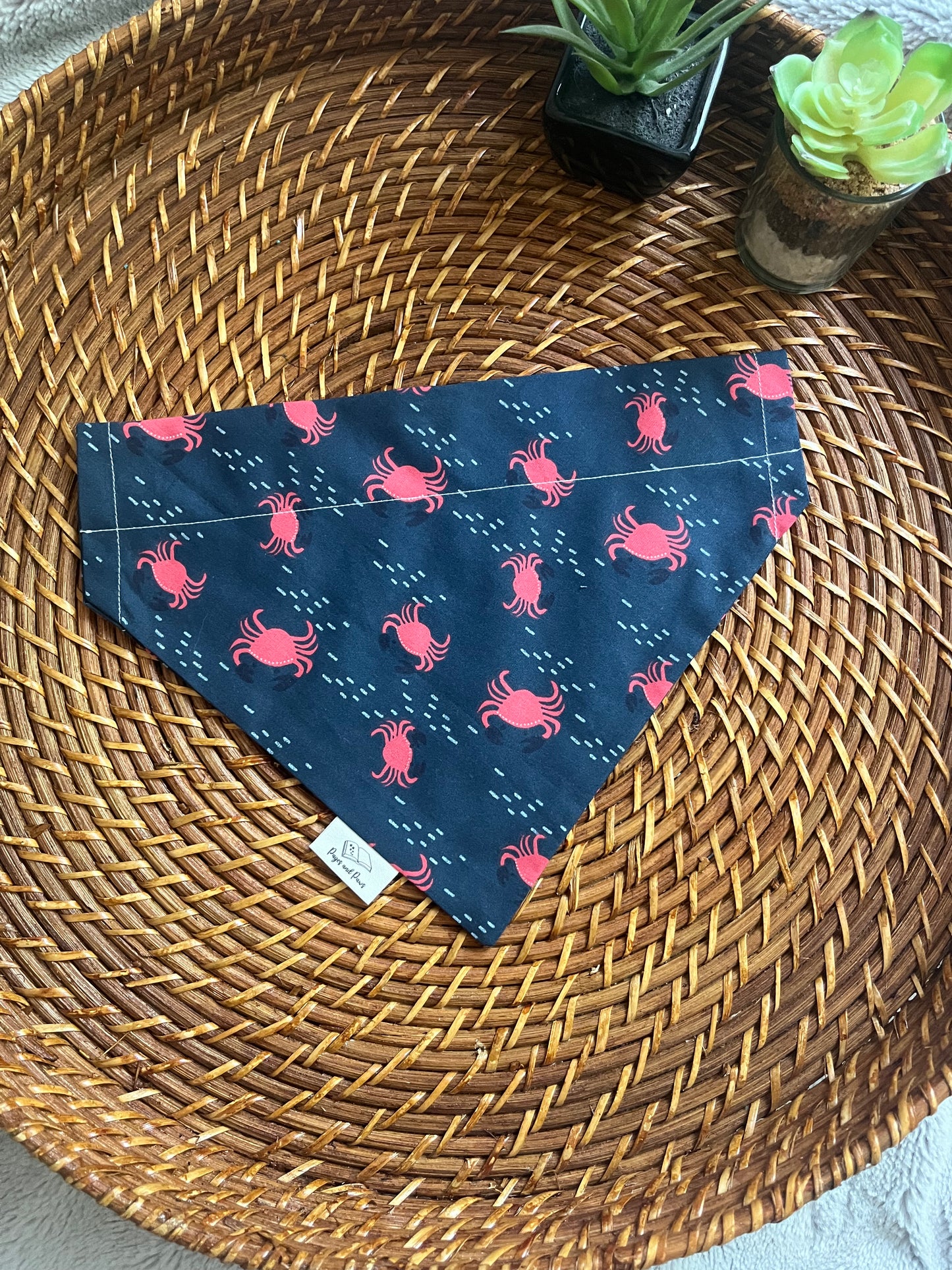 Crabby Feelings Over the Collar Pet Bandana