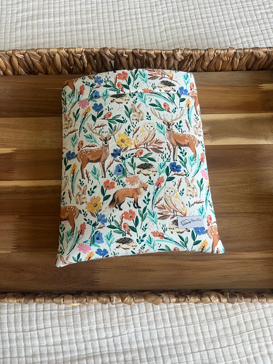 Woodland Watercolor Book Sleeve