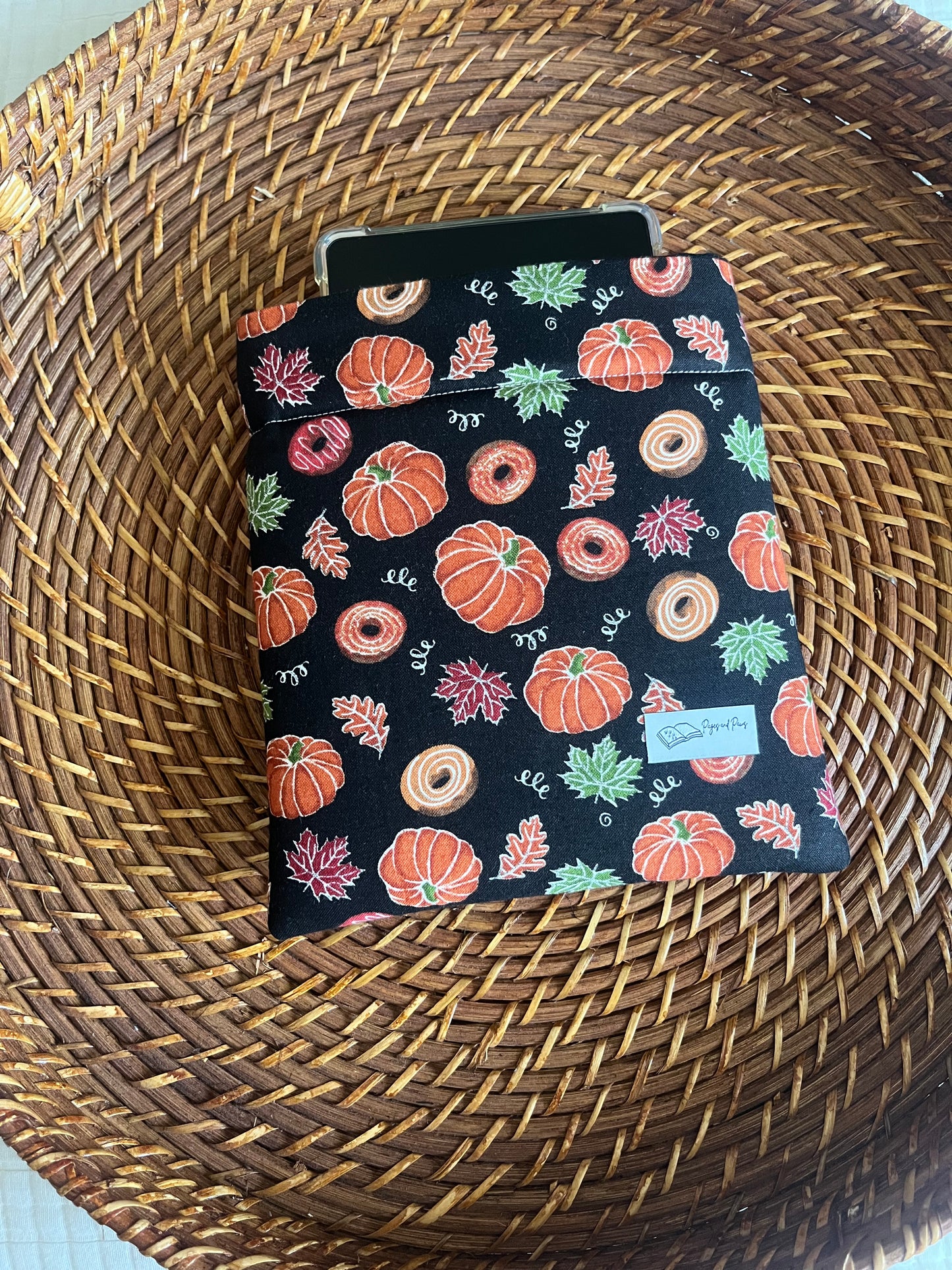 Apple Cider Pumpkins Book Sleeve