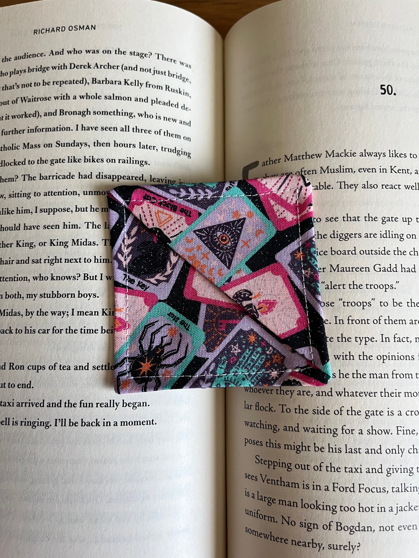 Sparkling Tarot Cards Corner Bookmark