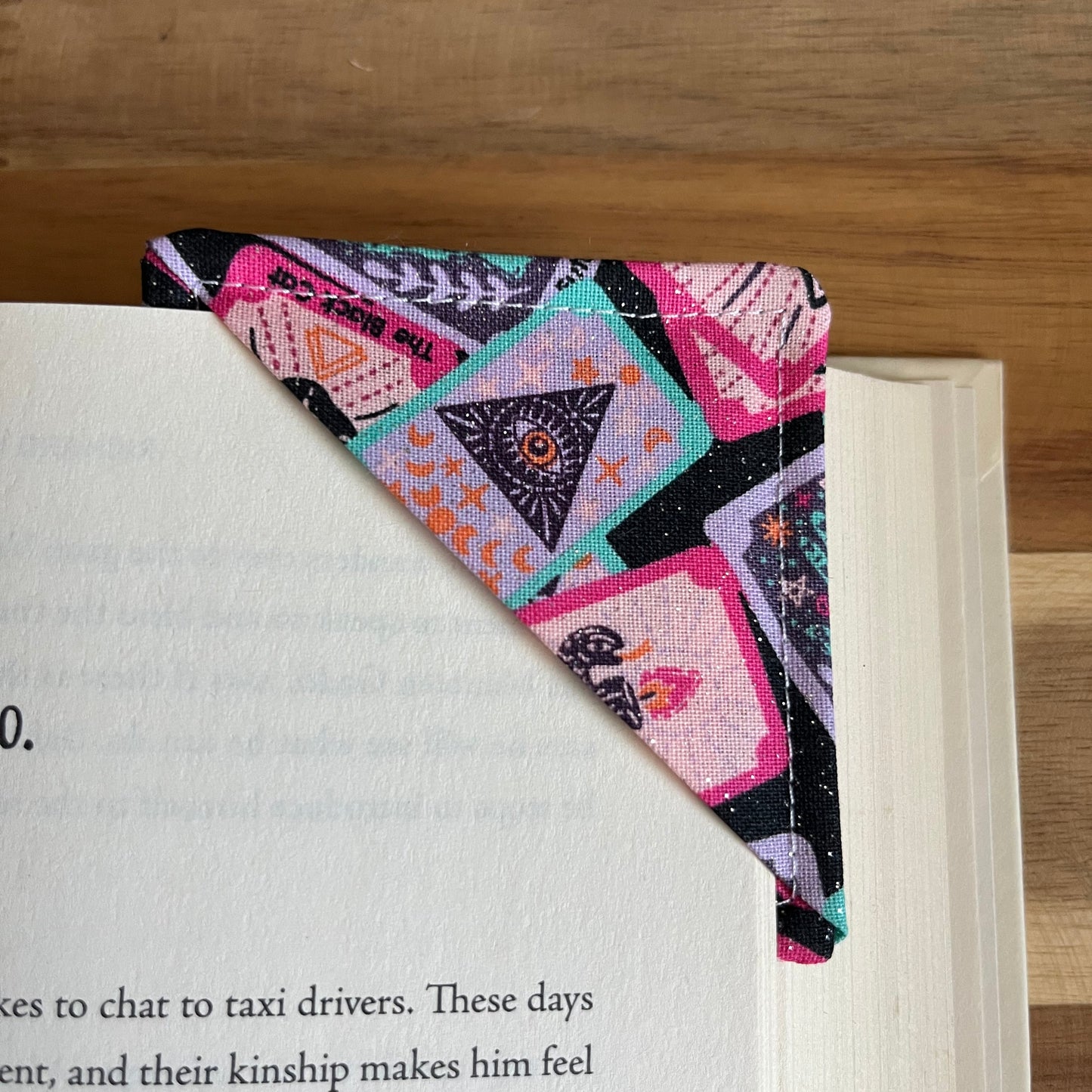 Sparkling Tarot Cards Corner Bookmark