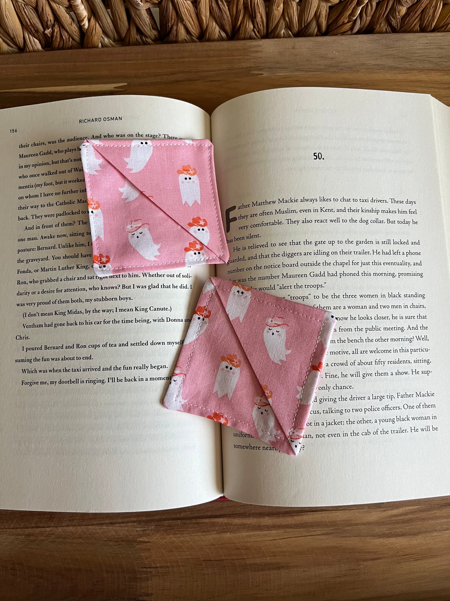 Cowgirl Ghosts Corner Bookmark