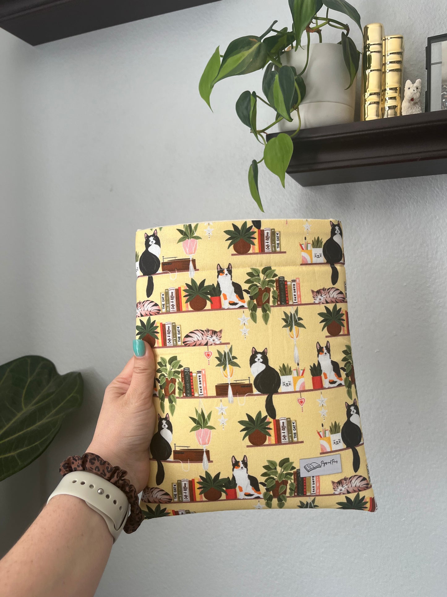 Books and Cats Book Sleeve