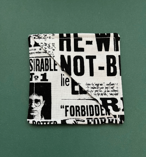 Wizarding Newspaper Corner Bookmark
