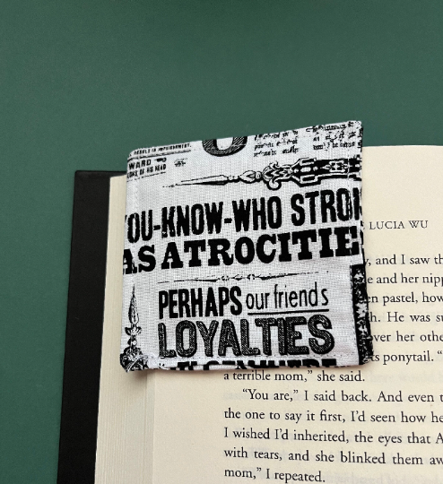 Wizarding Newspaper Corner Bookmark