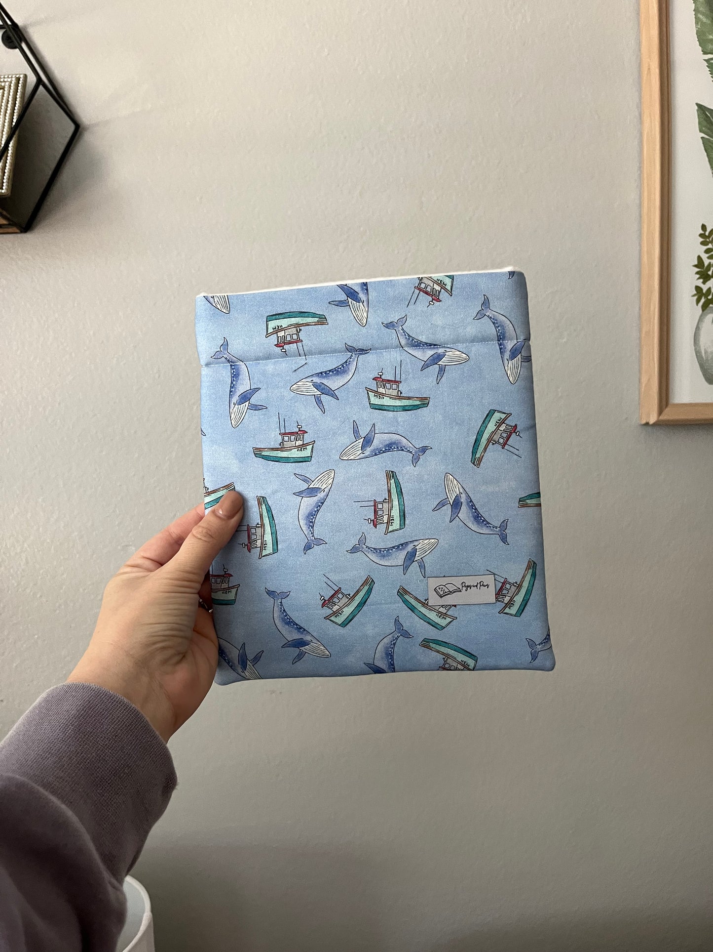 Oh Whale Book Sleeve