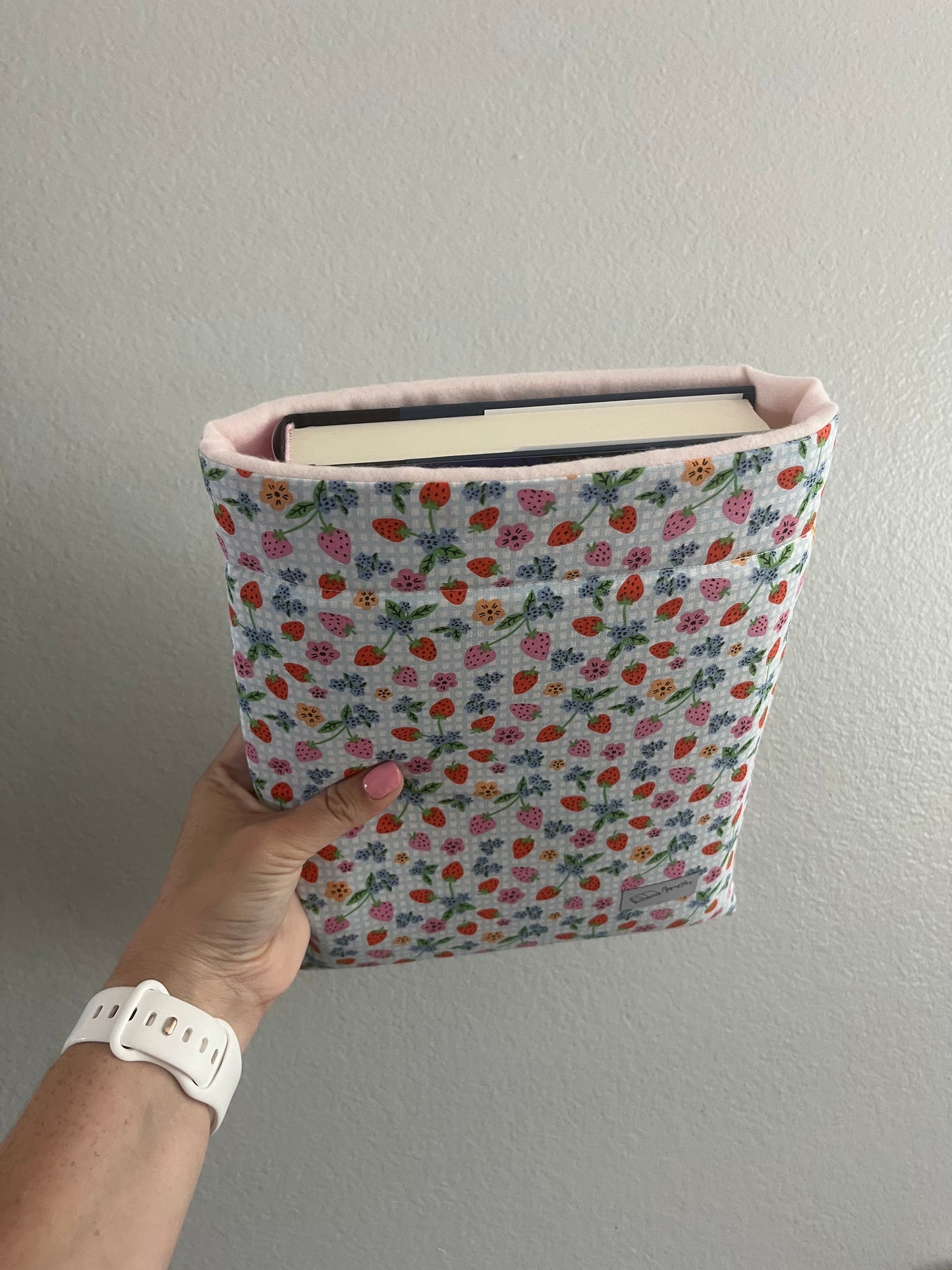 Berry Floral Fields Book Sleeve