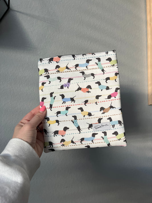 Fashionable Dachshunds Book Sleeve