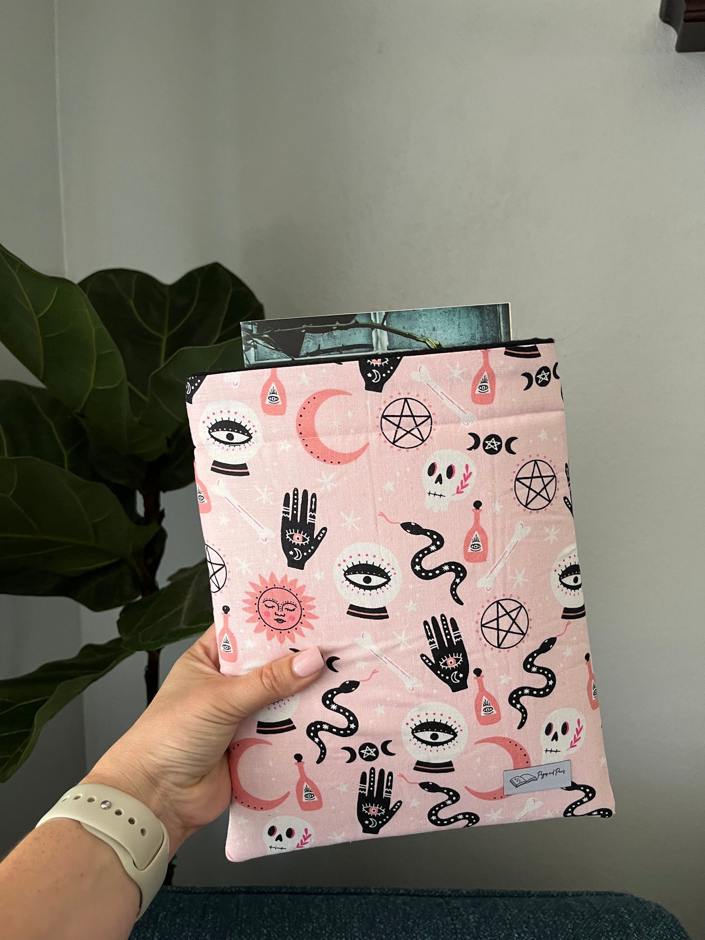 Witchy in Pink Book Sleeve