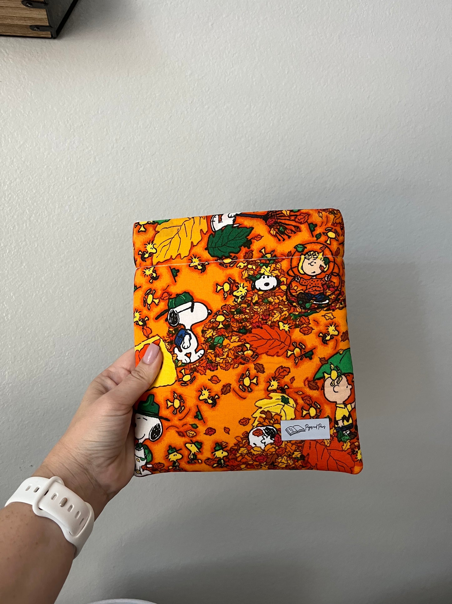 Snoopy in the Leaves Book Sleeve