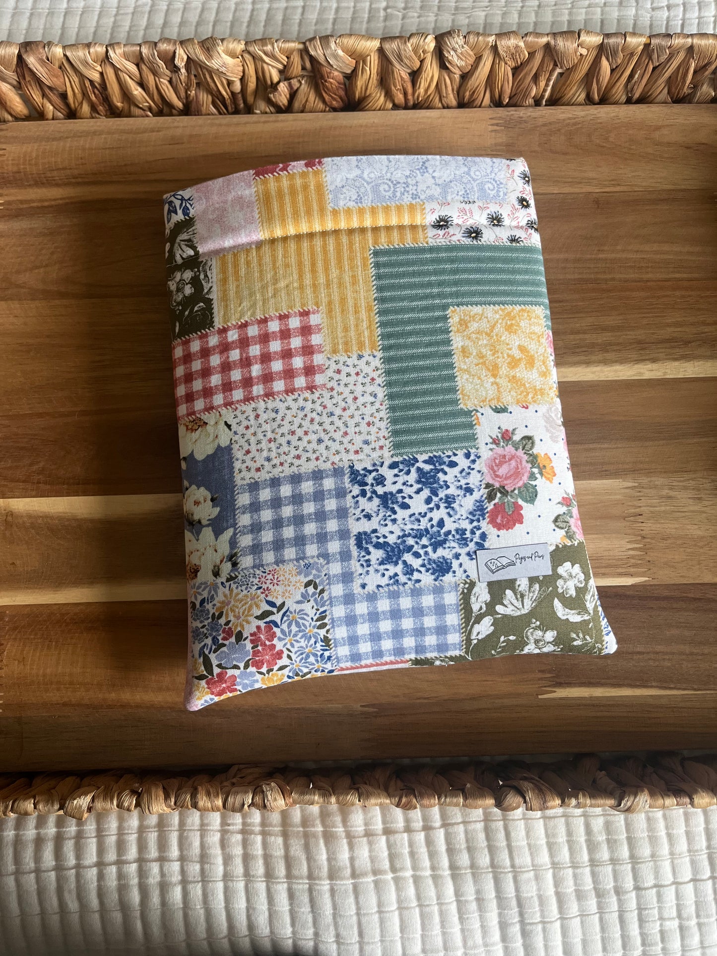 Patchwork Floral Book Sleeve