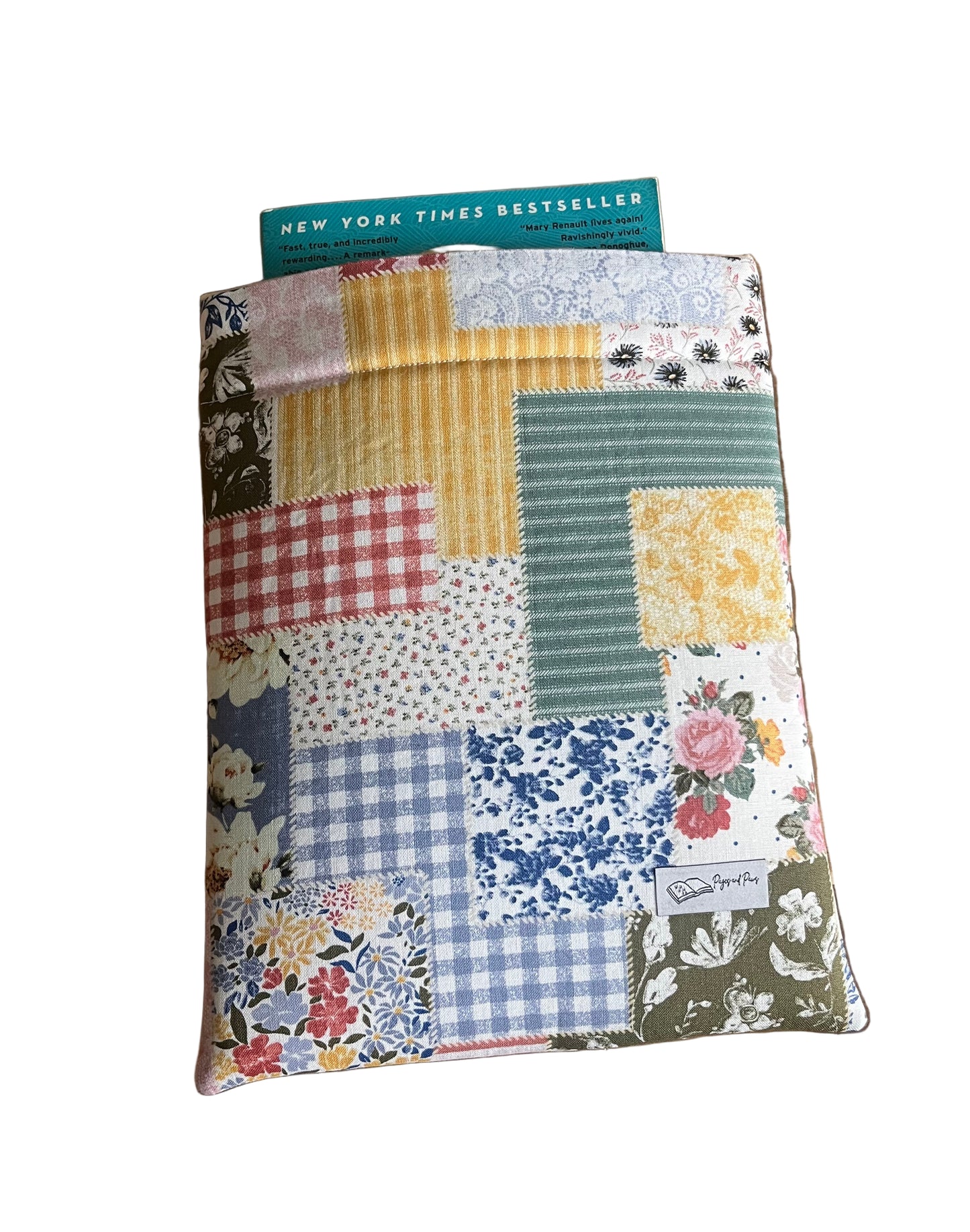Patchwork Floral Book Sleeve