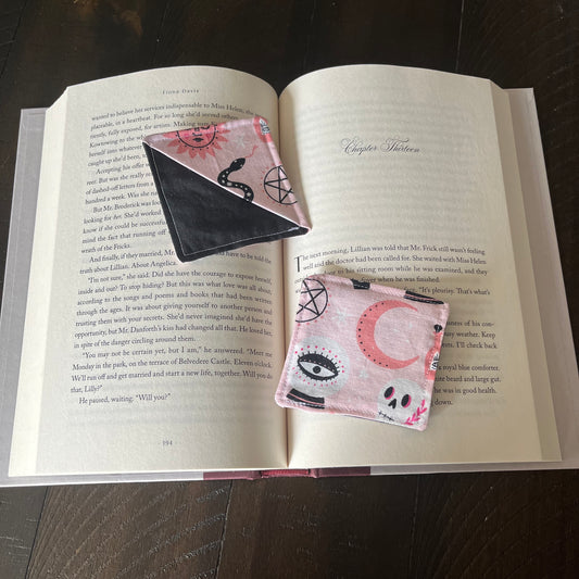 Witchy in Pink Corner Bookmark