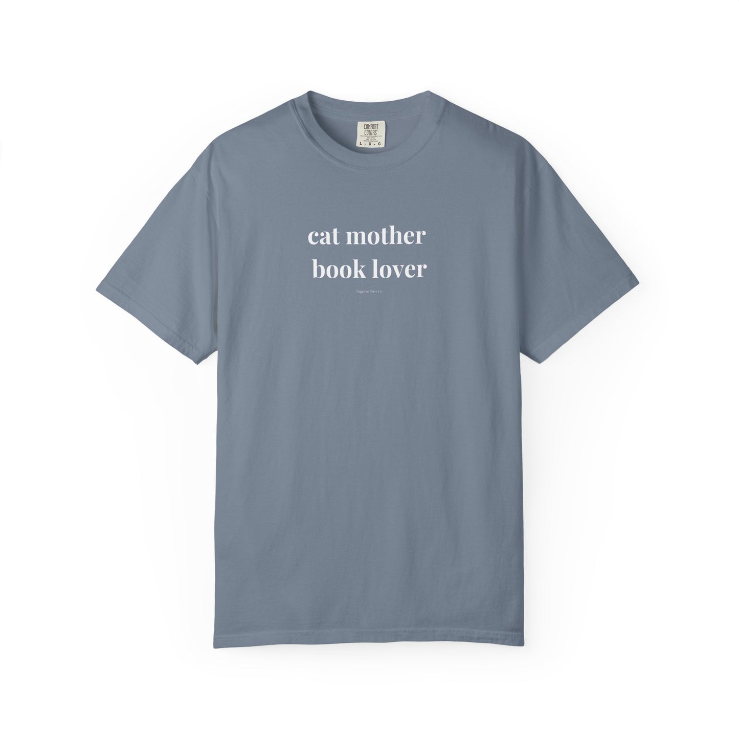 Cat Mother, Book Lover (lowercase) T-shirt