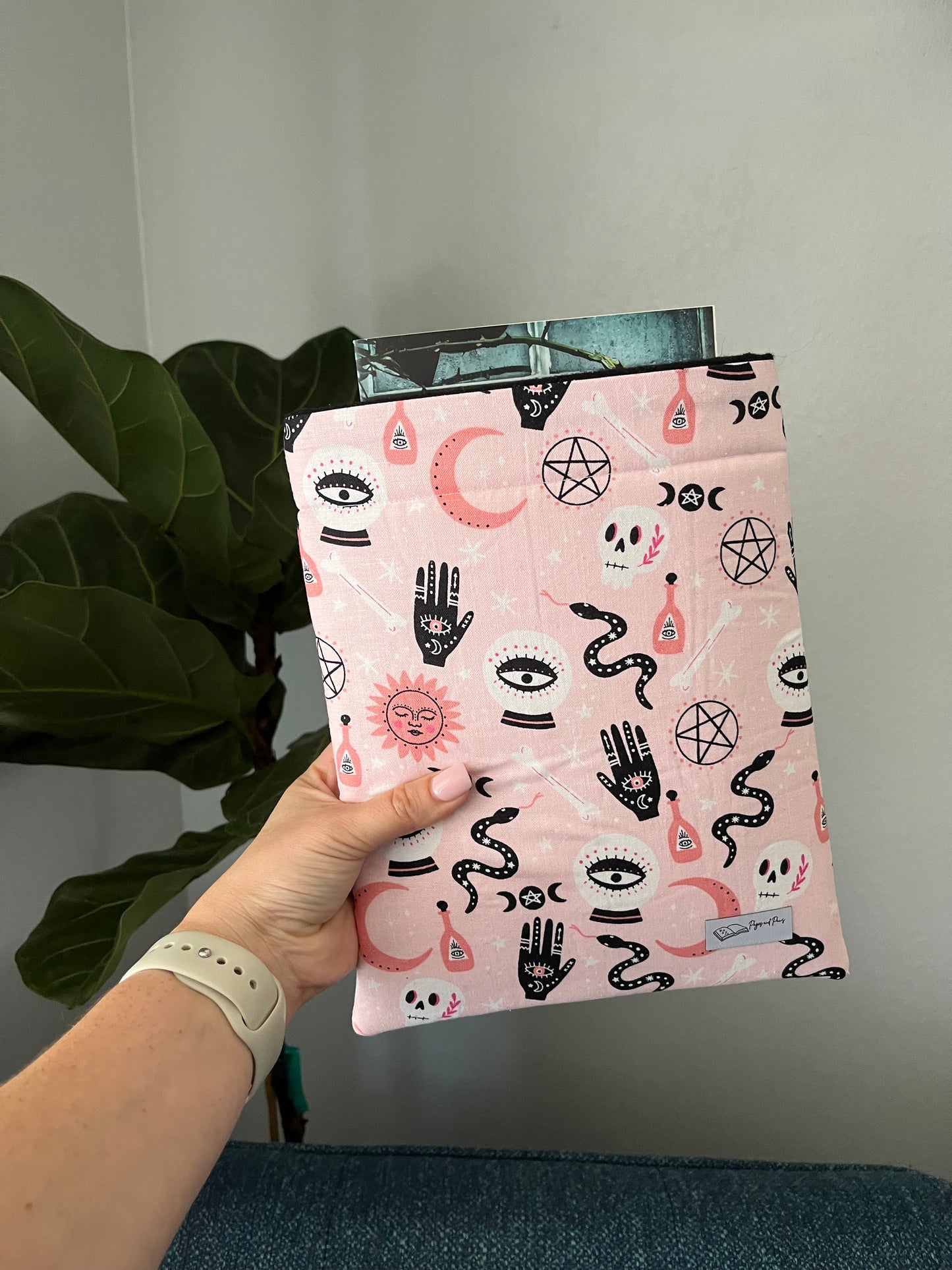 Witchy in Pink Book Sleeve