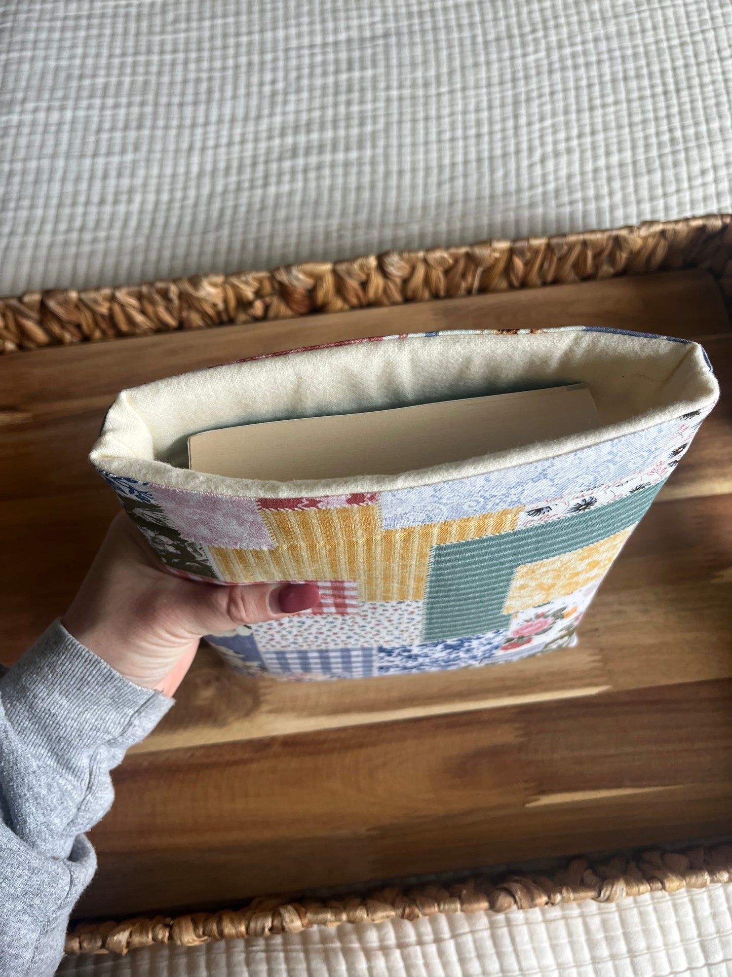 Patchwork Floral Book Sleeve