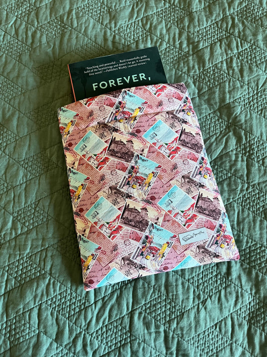 Pink Postcards Book Sleeve