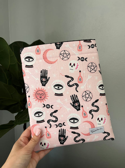 Witchy in Pink Book Sleeve