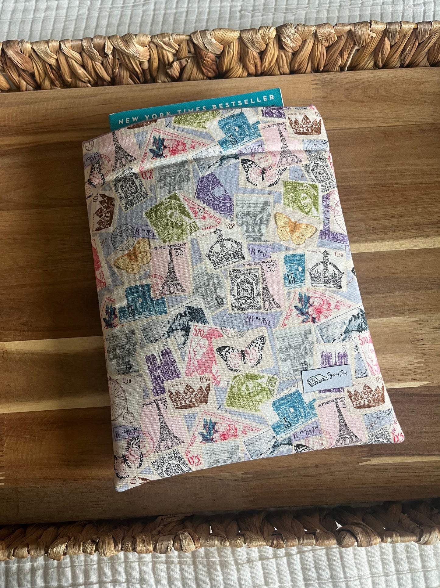Postage Stamps to Paris Book Sleeve