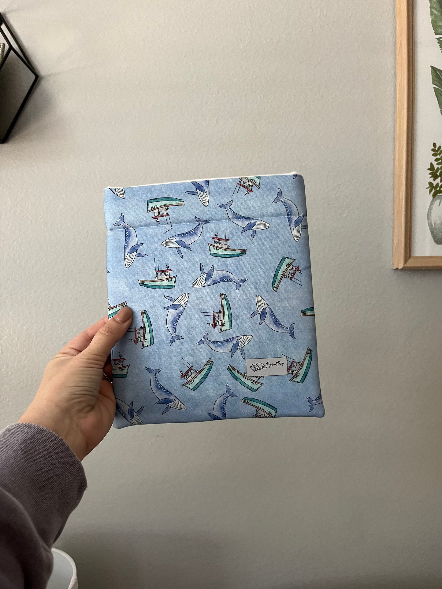 Oh Whale Book Sleeve