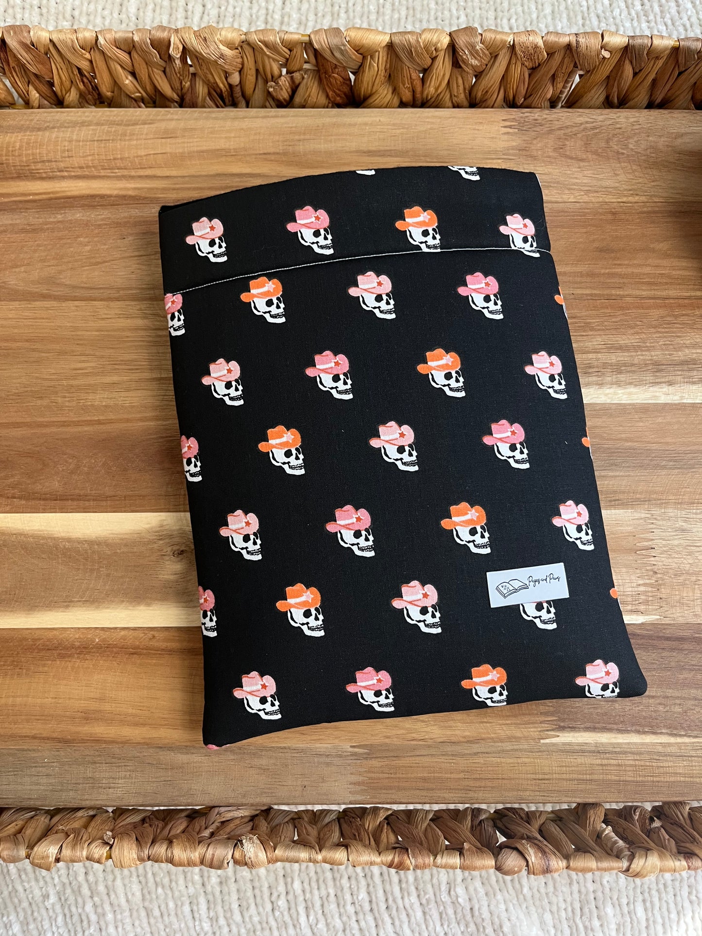 Skull Cowboys Book Sleeve