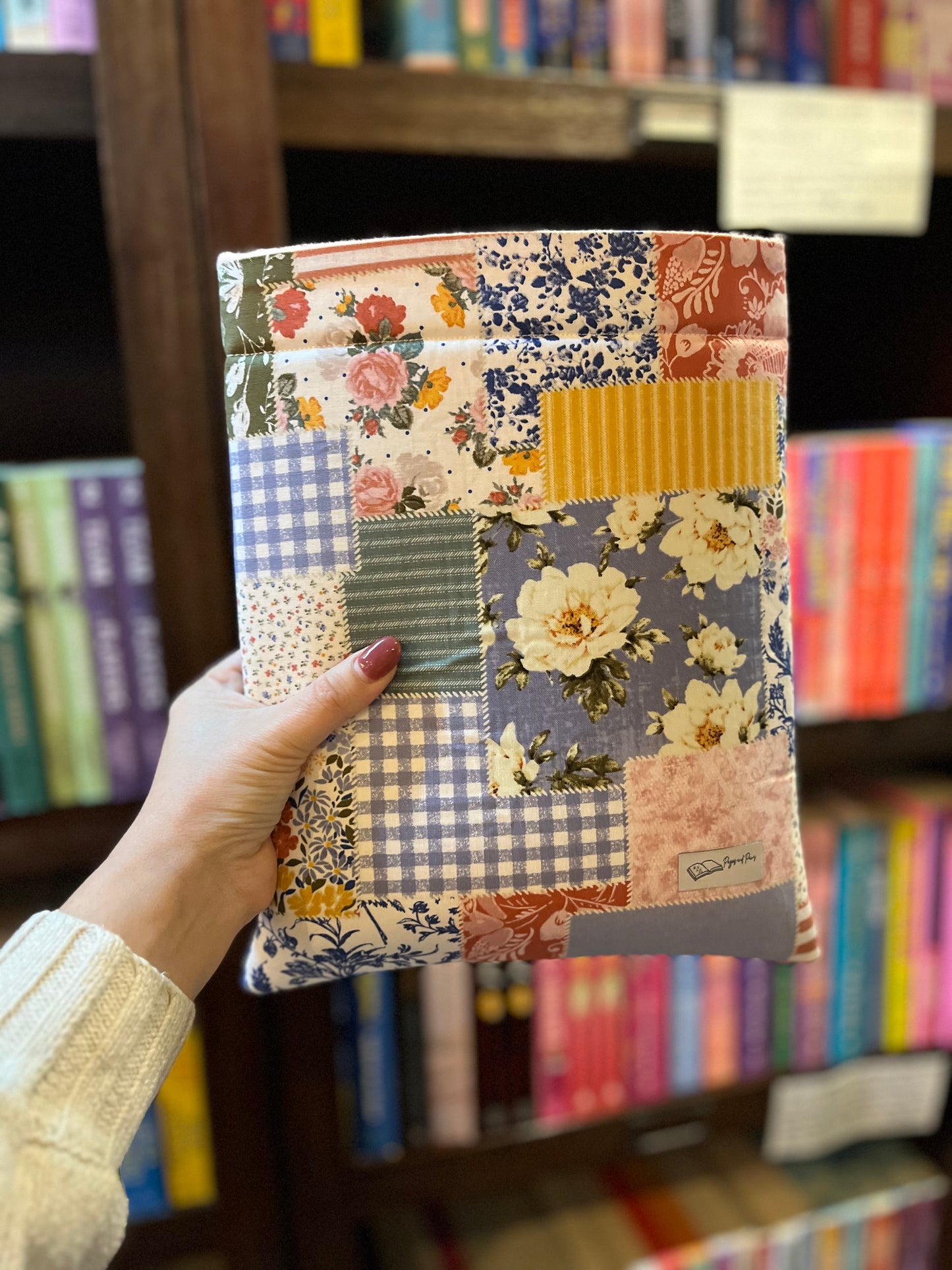 Patchwork Floral Book Sleeve