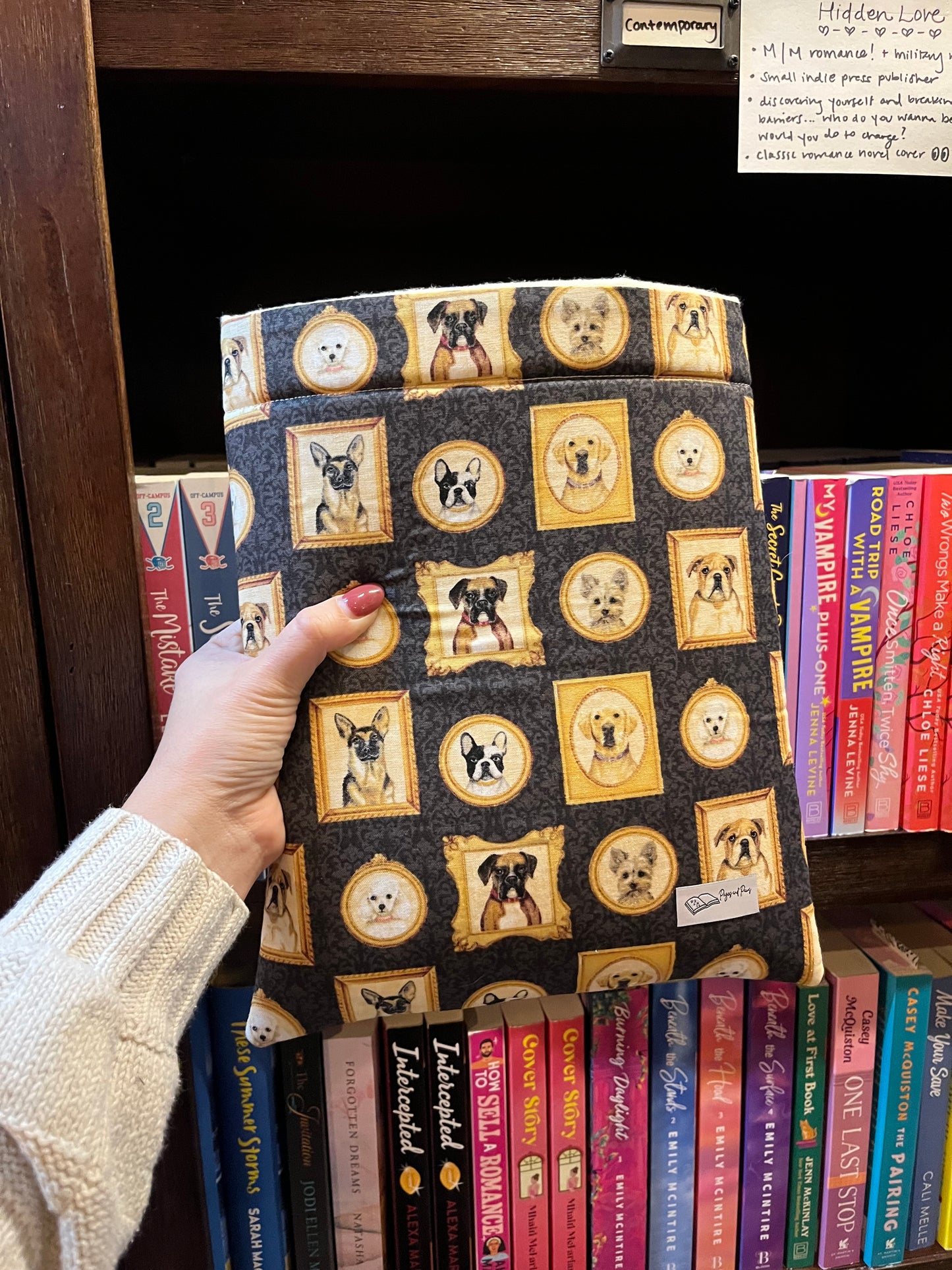 Portrait of a Pup Book Sleeve