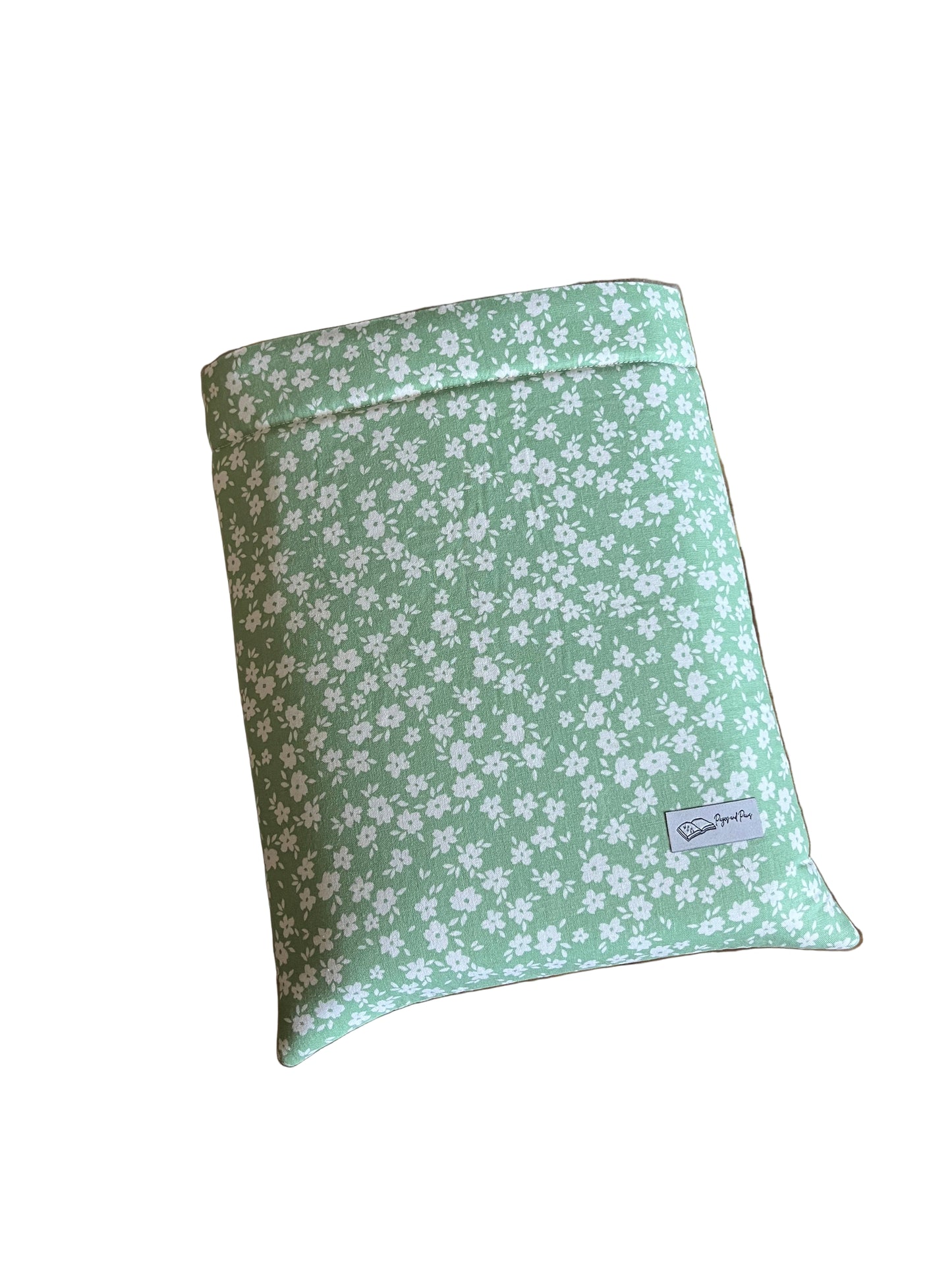Gardenia Flowers on Green Book Sleeve