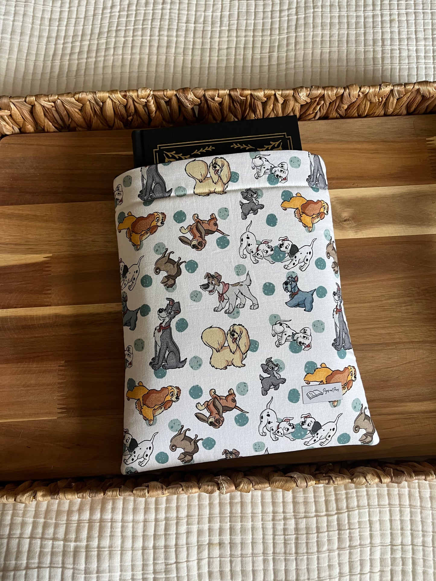Classic Cartoon Dogs Book Sleeve