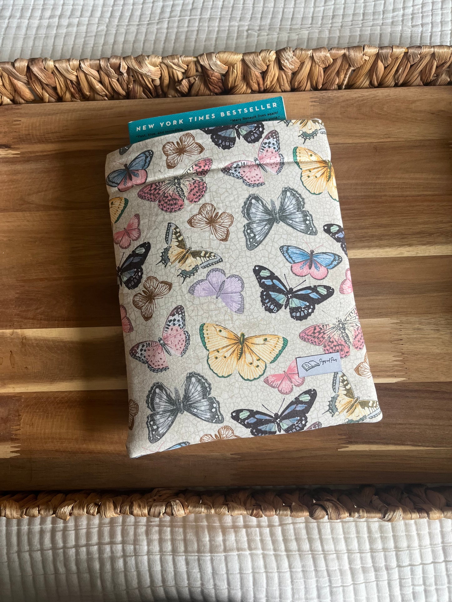 Vintage Butterflies Book Sleeve