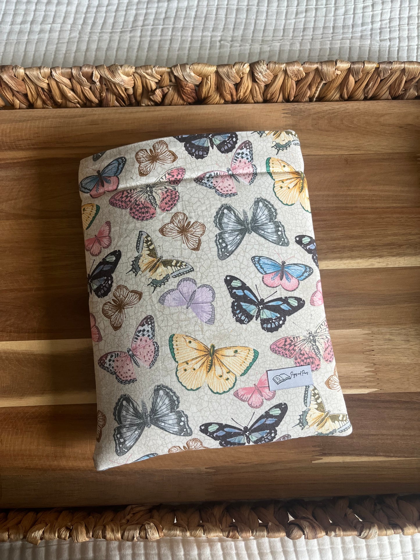 Vintage Butterflies Book Sleeve
