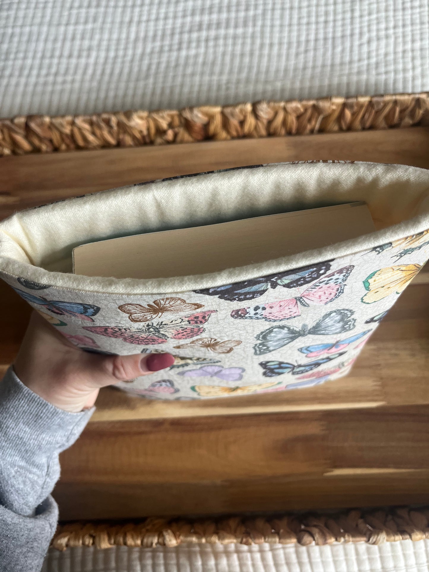 Vintage Butterflies Book Sleeve