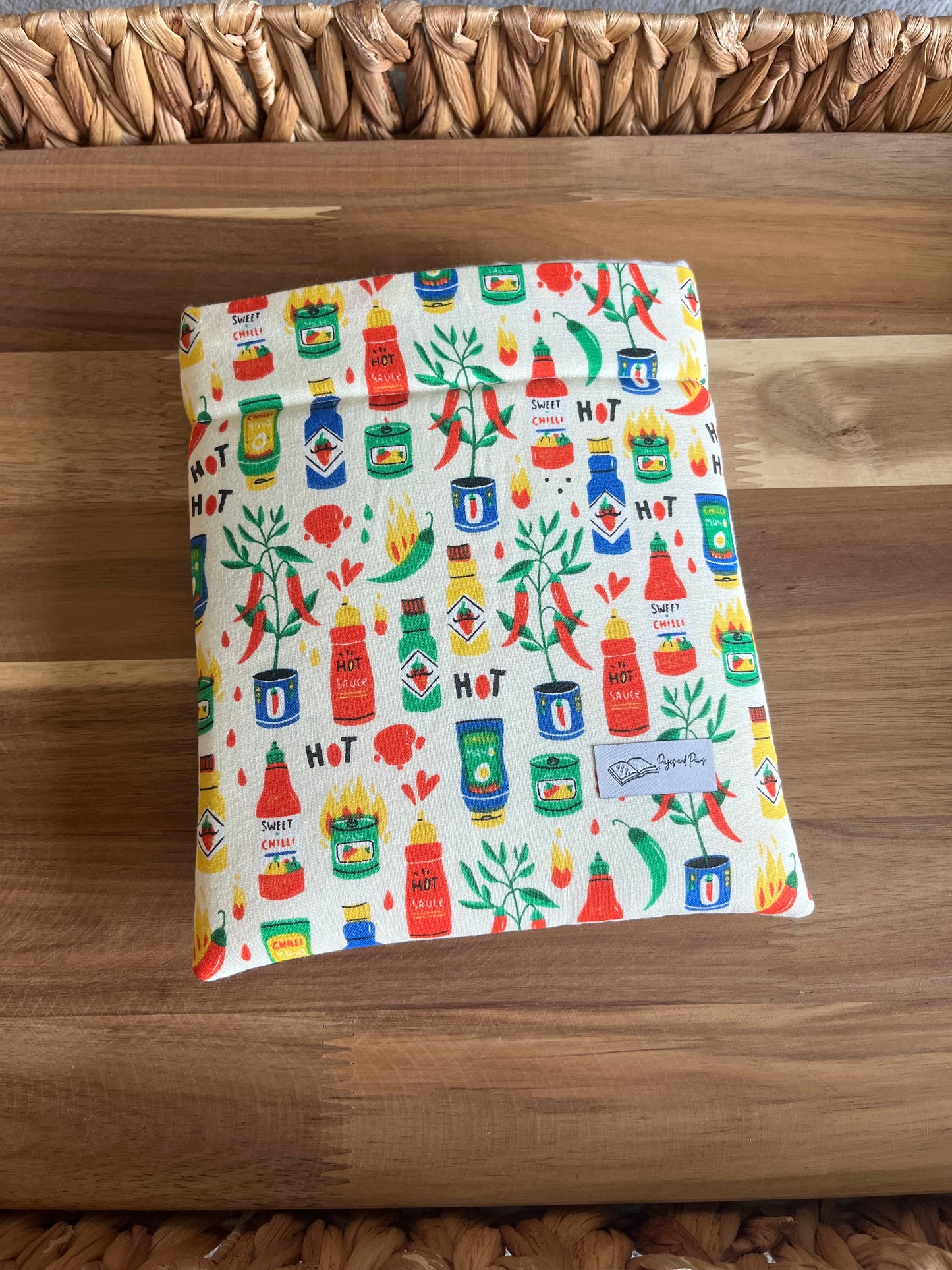 Hot & Spicy Sauces Book Sleeve