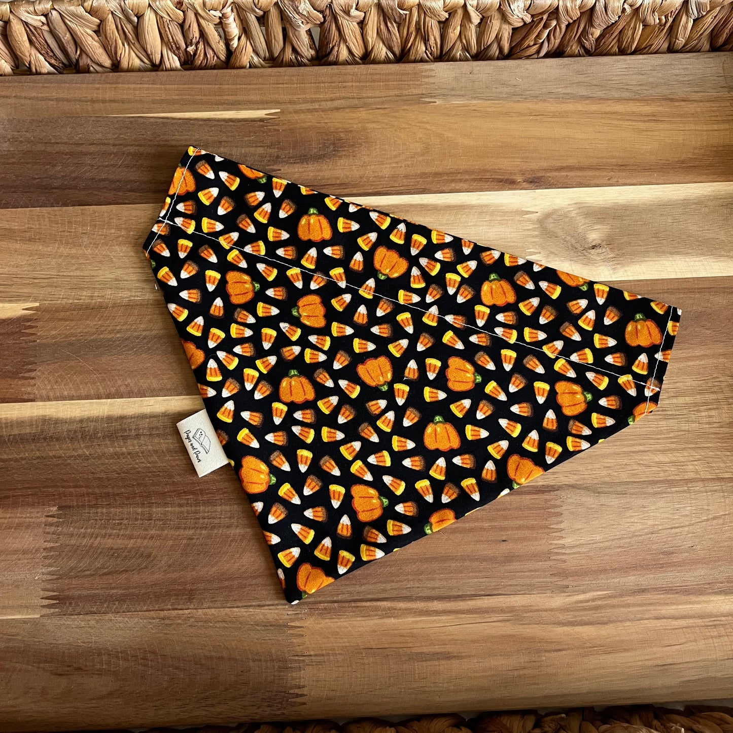 Candy Corns Over the Collar Pet Bandana