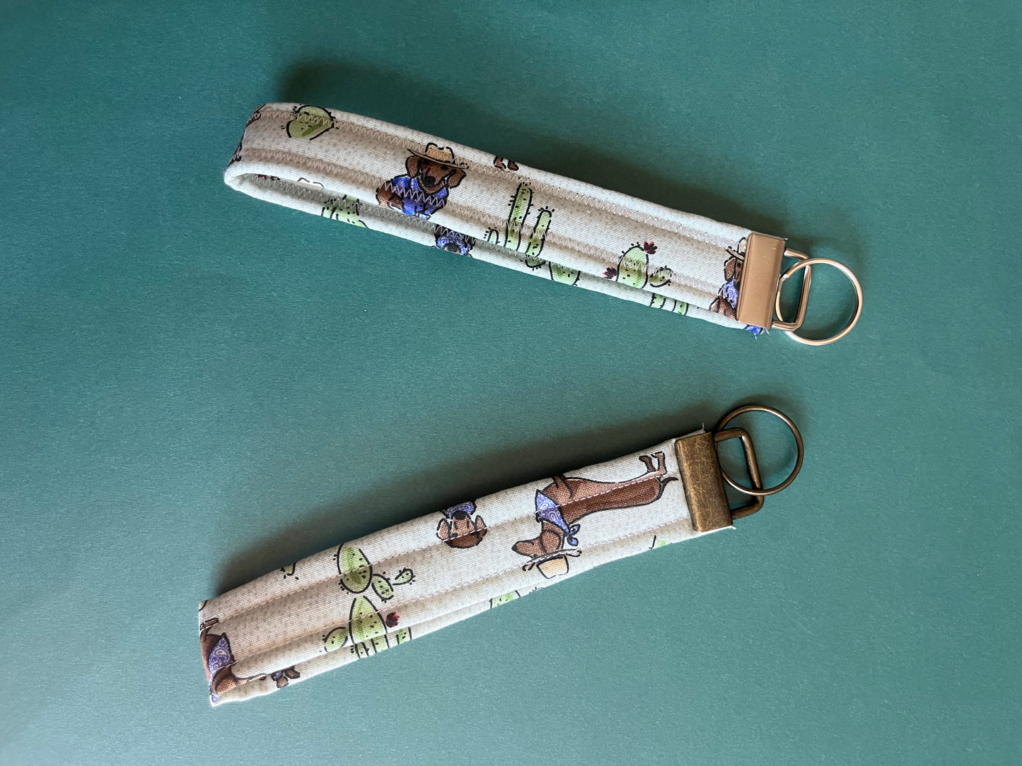 Western Weenies Wristlet Keychain